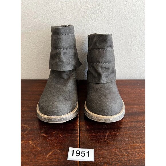 Rocket Dog Ankle Boots Women's 8.5M Gray Comfort Buckled Double-Strap Booties - Picture 5 of 8